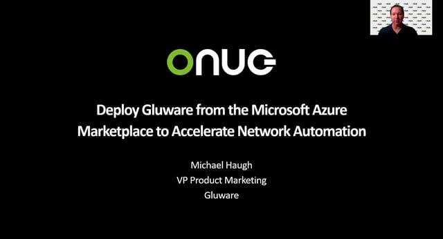 Deploying Gluware from the Microsoft Azure Marketplace – POC