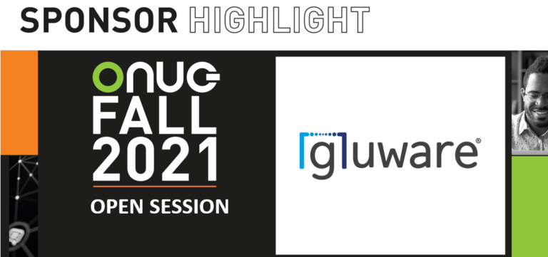 ONUG - ONUG Fall 2021 Gluware Open Session Graphic