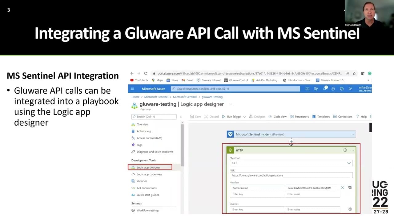 Gluware ONUG Spring CSNF SOAR Automated Security Response — Gluware