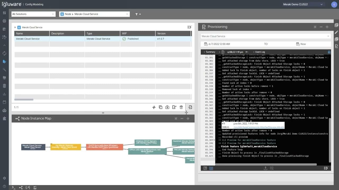 Gluware Automating Cisco Meraki Device IP Helpers