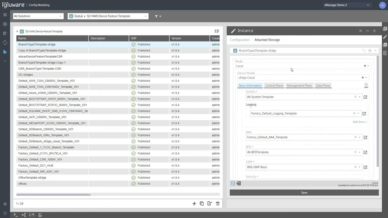 Gluware Automating Cisco SD-WAN (vManage/Viptela)