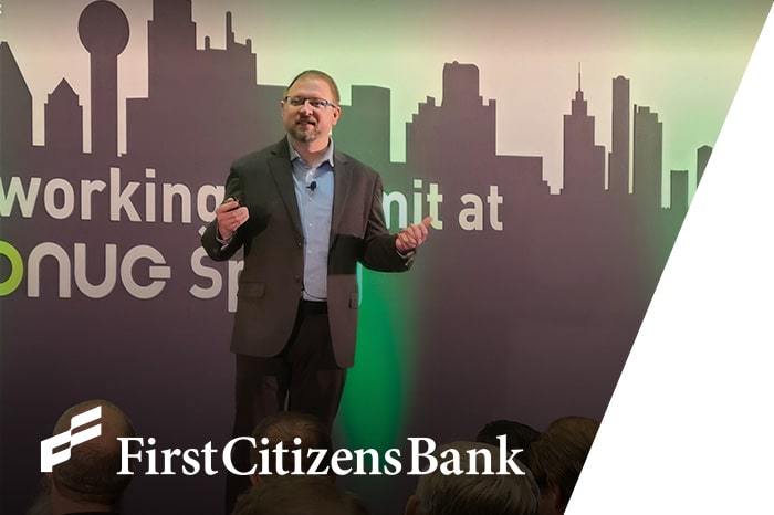 Jason Clark, Senior Director of Infrastructure Core Services at First Citizens Bank, as he reveals the essential strategies for using Gluware intelligent network automation to power ongoing IT and business innovation