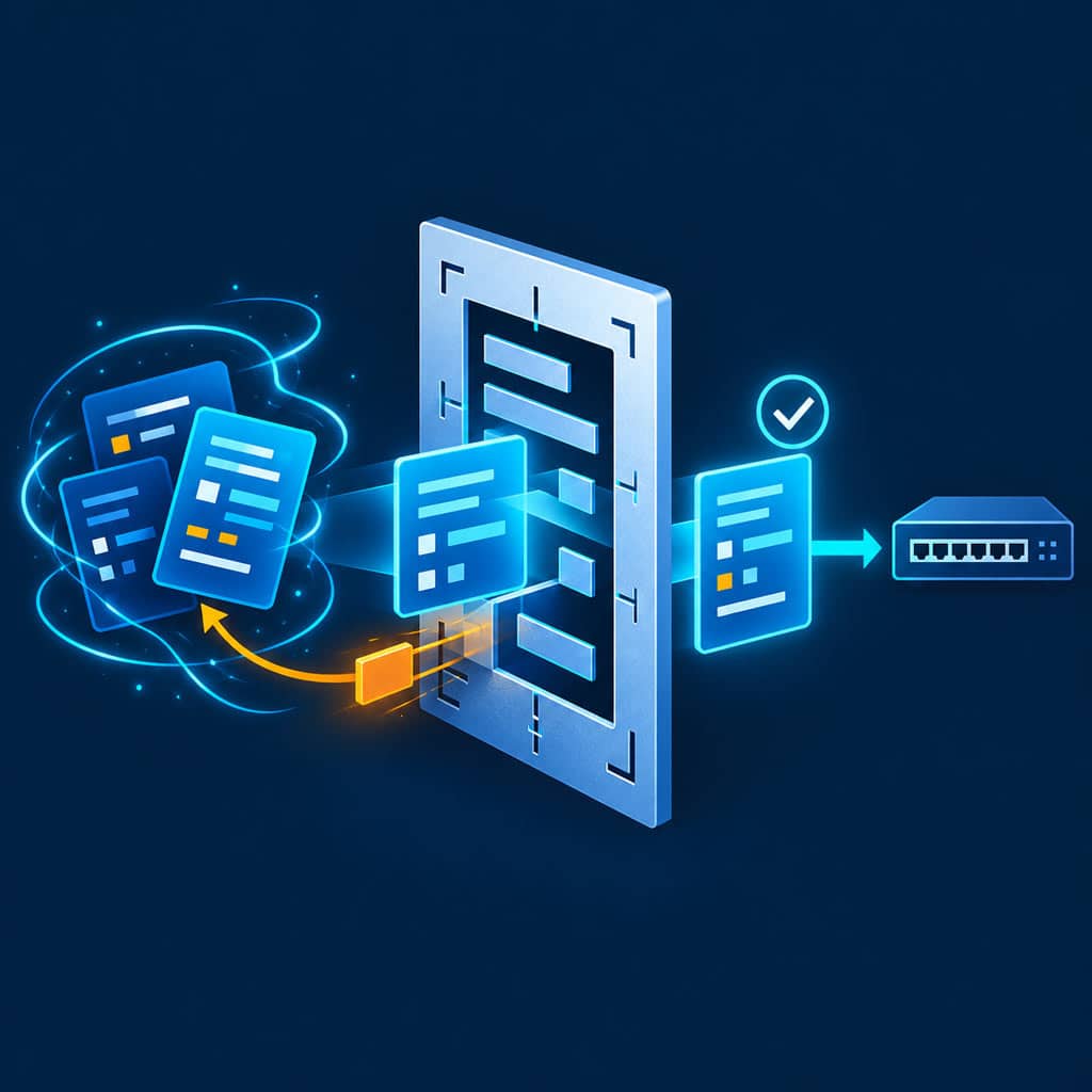 From creative drafts to verified networks